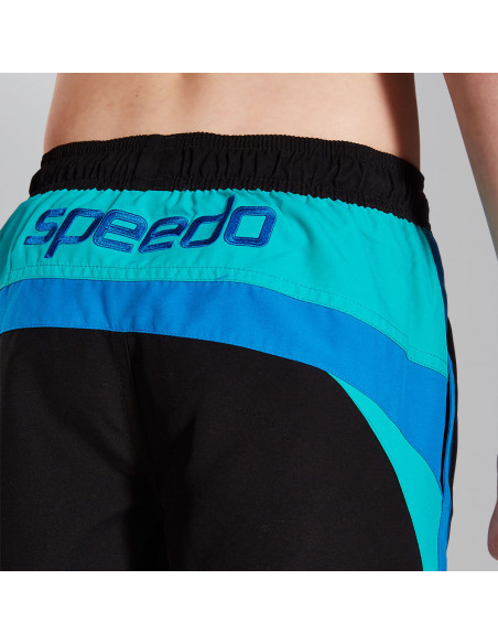 Speedo Pantaloncini da bagno Uomo Logo Yoke Splice Nero