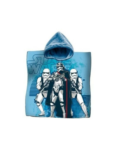 Disney Poncho Mare Accappatoio bambini Star Wars Guerre Stellari