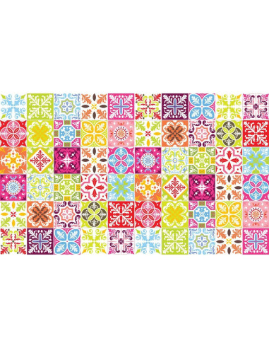 Set di 60 adesivi murali Ambiance ‎Vintage ArabeschI, 15 × 15 cm