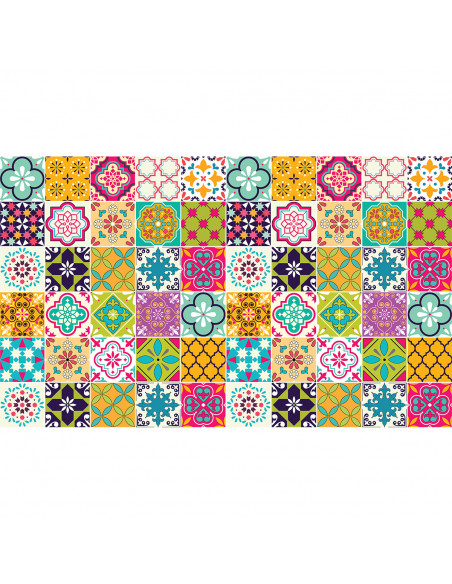 Ambiance Set di 60 adesivi murali  Mosaico adamaris, 10 × 10 cm