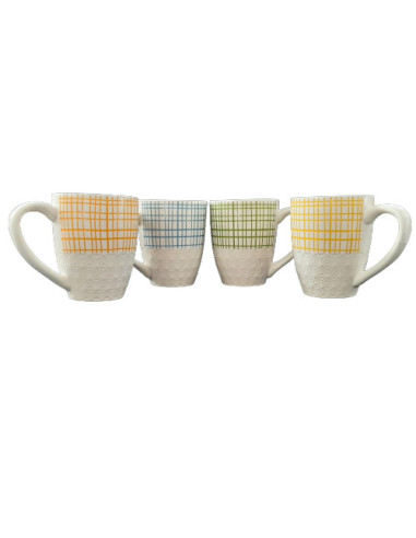 Ard'Time MUG Komae Set di 4 tazze multicolore