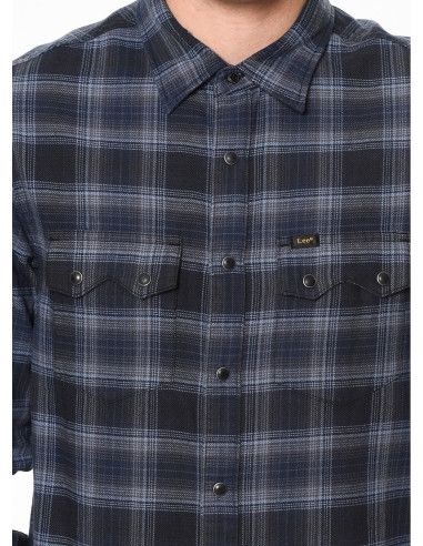 Lee Camicia Rider Uomo a maniche lunghe Blu L856ZDKD