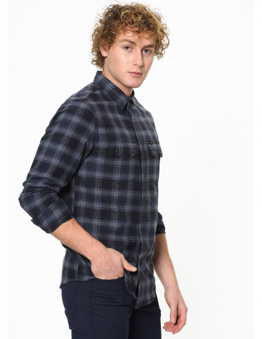 Lee Camicia Rider Uomo a maniche lunghe Blu L856ZDKD
