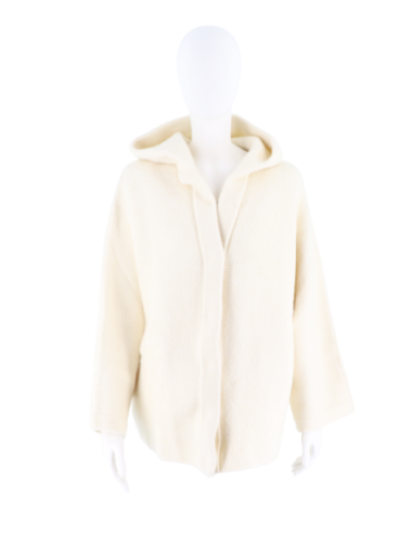 Stefanel Giacca donna con cappuccio Bianco Naturale