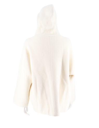 Stefanel Giacca donna con cappuccio Bianco Naturale