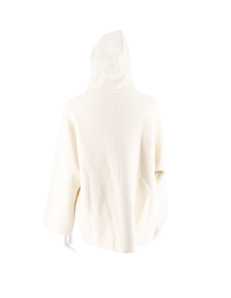 Stefanel Giacca donna con cappuccio Bianco Naturale