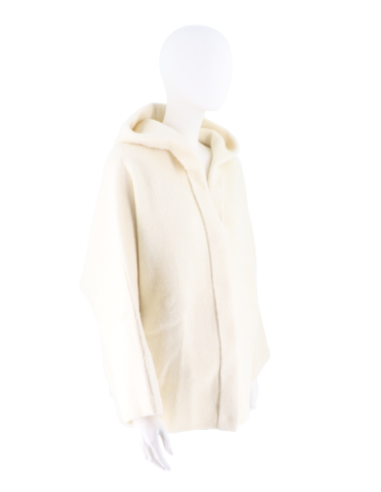 Stefanel Giacca donna con cappuccio Bianco Naturale