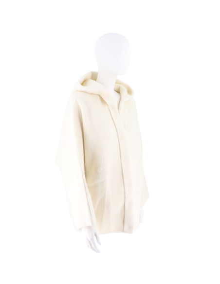 Stefanel Giacca donna con cappuccio Bianco Naturale