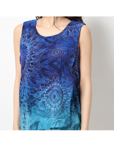 Desigual Abito Donna Capas Neko Blu/Azzurro