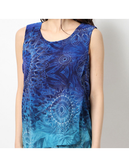 Desigual Abito Donna Capas Neko Blu/Azzurro