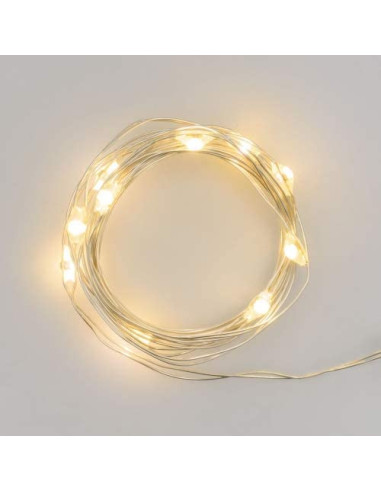 Filo luci Catena 20 Micro Led Bianco...