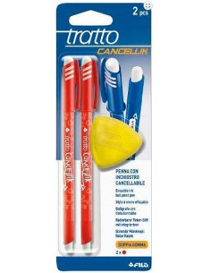 Penne cancellabili Fila Cancellik inchiostro Rosso tratto Fine 0,4 mm