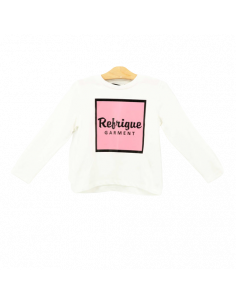 Refrigue T-shirt manica lunga Bambina Bianco/Rosa