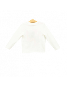 Refrigue T-shirt manica lunga Bambina Bianco/Rosa 2