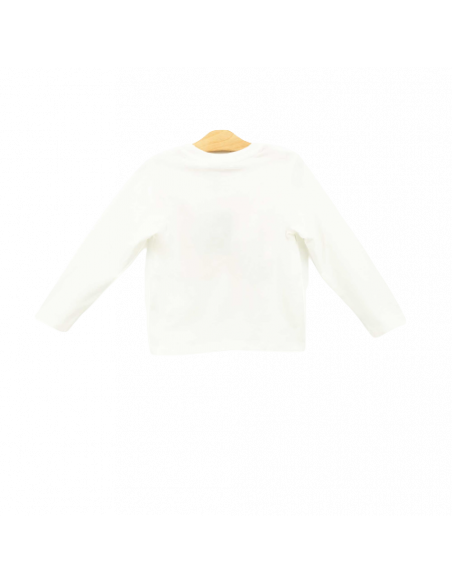 Refrigue T-shirt manica lunga Bambina Bianco/Rosa