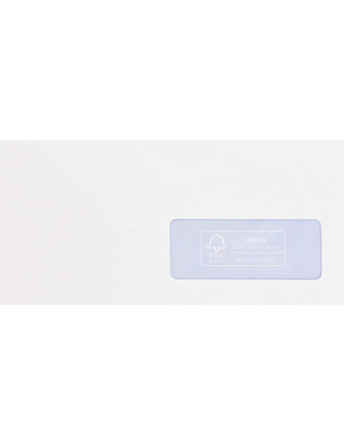Busta edera strip 11x23 con finestra