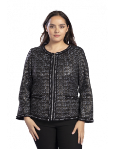 Pomme Rouge Giacca Donna Taglia Forte C6160 Nero