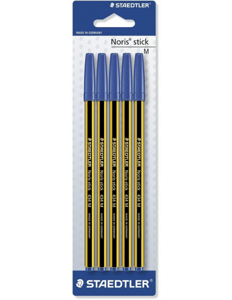 Penne a sfera Staedtler 434M3BK5I inchiostro Blu