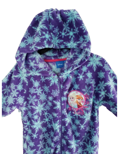 Disney Tuta con Cappuccio per Bambini Frozen Viola/Fucsia