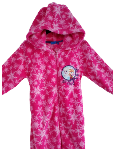 Disney Tuta con Cappuccio per Bambini Frozen Viola/Fucsia