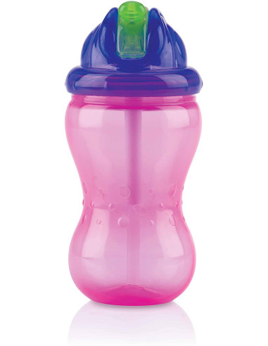 Borraccia Nuby con cannuccia Flip-it Colore Assortito 360 ml