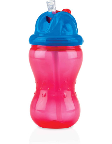 Borraccia Nuby con cannuccia Flip-it Colore Assortito 360 ml