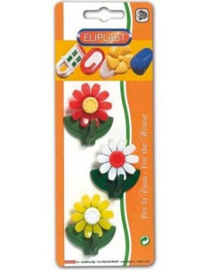 Ganci adesivi Eliplast Margherita colore assortito 2