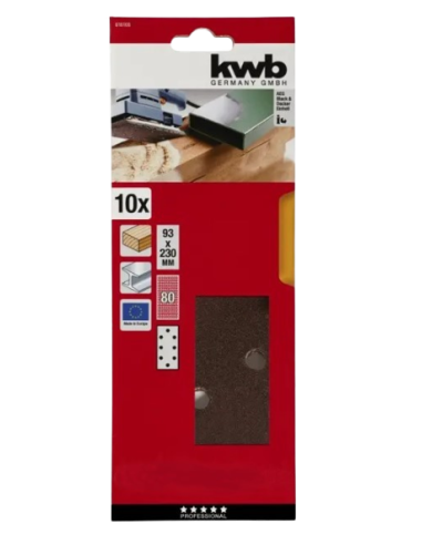 Fogli abrasivi levigatrice Kwb 818108...