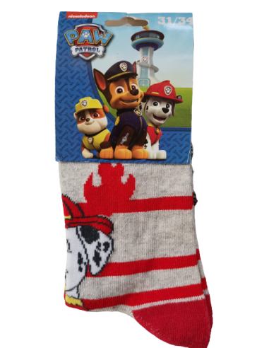 Paw Patrol Calzini Bambino Grigio/Rosso