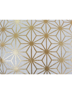 Potiron Paris Cuscino Skylight con geometrie dorate 2