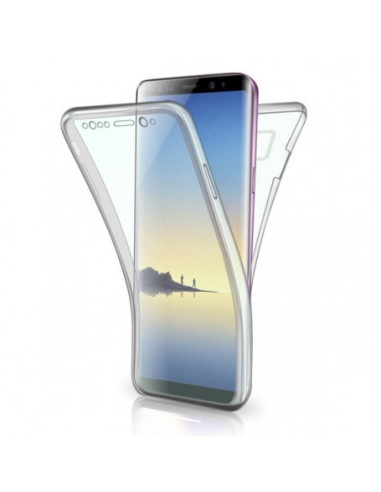 Custodia 360 in silicone trasparente...