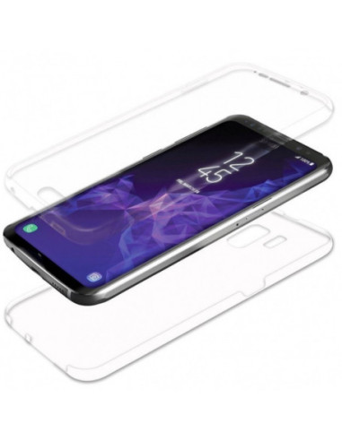 Custodia 360 in silicone trasparente...
