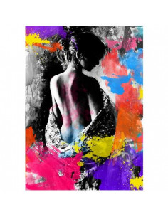 Tela da Parete Ritratto Donna Multicolore 45x2x70 cm 2