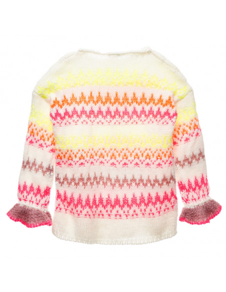 Benetton Pullover Bambina lavorato a maglia Multicolore