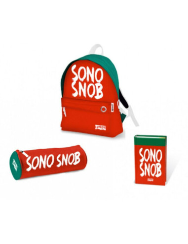 Zaino Sono Snob Con Astuccio E Diario