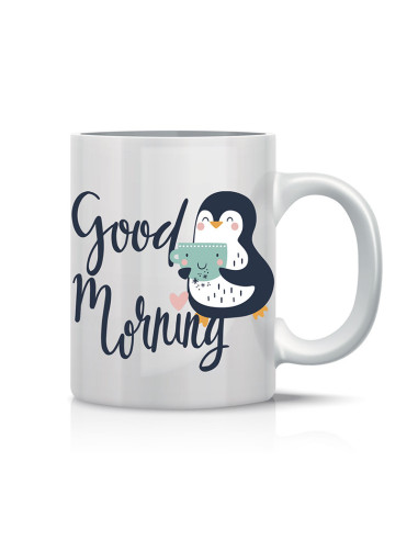Tazza Mug Pinguino Good Morning
