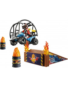 Playmobil Stuntshow 70820 Quad con Rampa Infuocata 2