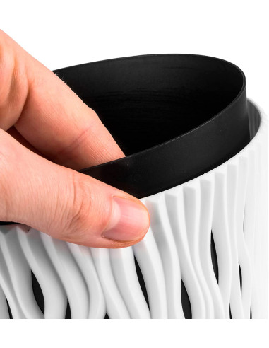 Vaso rotondo 2 in 1 in plastica...